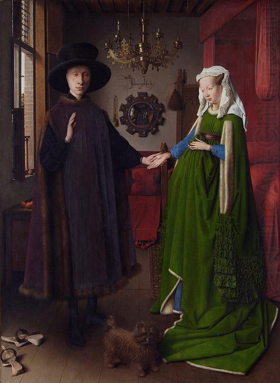 Jan Van Eyck Giovanni Arnolfini and His wife Giovanna Cenami (mk08)